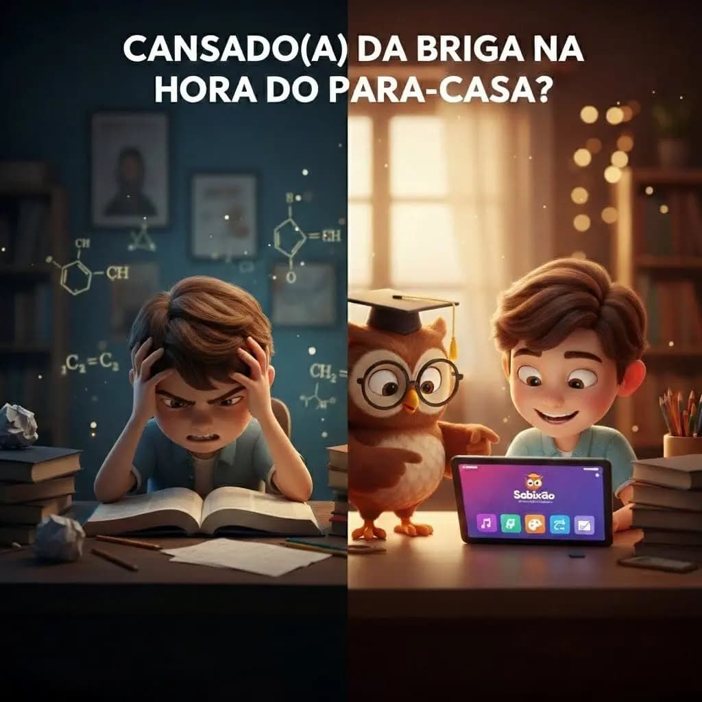 Adolescente frustrado com os estudos